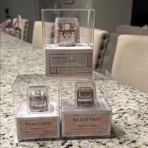 BeautyBio GloPRO Skincare Tool Set - Rose Gold and Silver